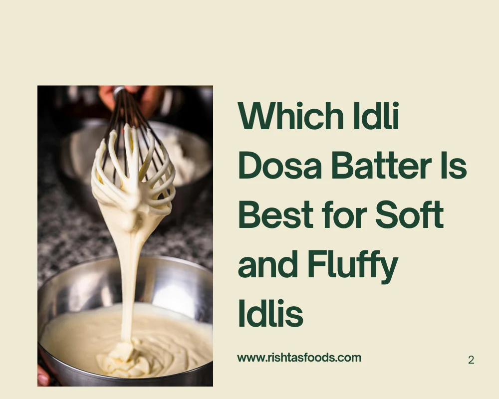 Which Idli Dosa Batter Is Best for Soft and Fluffy Idlis